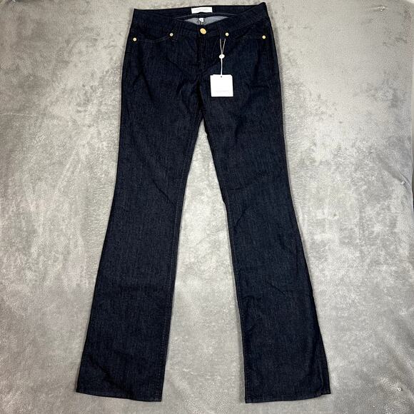 Habitual Eventide Believe Dark Blue Iron Cross Jeans Women's 29 USA Affliction - Picture 1 of 10
